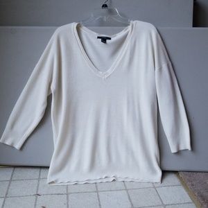 Off white half sleeve forever 21 shirt